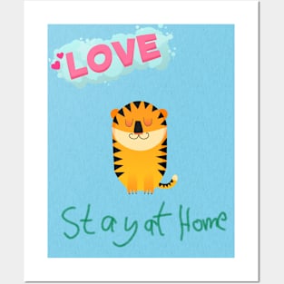 stay at home Posters and Art